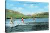 Water Skiers, Pineview Lake-null-Stretched Canvas