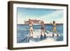 Water Skiers, St. Petersburg, Florida-null-Framed Art Print