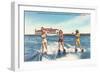 Water Skiers, St. Petersburg, Florida-null-Framed Art Print
