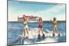 Water Skiers, St. Petersburg, Florida-null-Mounted Art Print