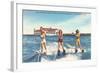 Water Skiers, St. Petersburg, Florida-null-Framed Art Print