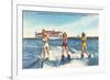 Water Skiers, St. Petersburg, Florida-null-Framed Art Print