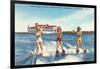 Water Skiers, St. Petersburg, Florida-null-Framed Art Print