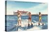 Water Skiers, St. Petersburg, Florida-null-Stretched Canvas