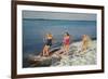 Water Skiers-null-Framed Premium Giclee Print