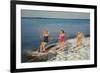 Water Skiers-null-Framed Premium Giclee Print