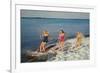 Water Skiers-null-Framed Art Print