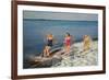 Water Skiers-null-Framed Art Print