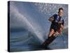 Water Skiier in Action-null-Stretched Canvas