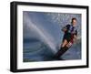 Water Skiier in Action-null-Framed Photographic Print