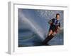 Water Skiier in Action-null-Framed Photographic Print