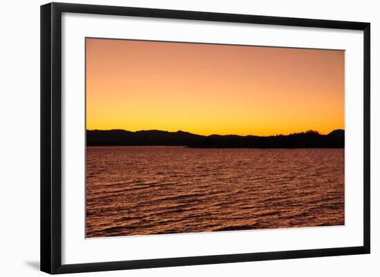 Water Sky Orange-Logan Thomas-Framed Photographic Print