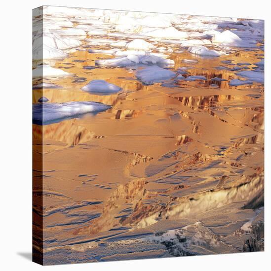 Water Snow Ice-null-Stretched Canvas