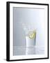 Water Splashing Out of a Glass-Karl Newedel-Framed Photographic Print