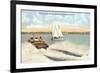 Water Sports, Morehead City, North Carolina-null-Framed Premium Giclee Print