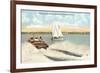 Water Sports, Morehead City, North Carolina-null-Framed Art Print