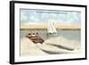 Water Sports, Morehead City, North Carolina-null-Framed Art Print