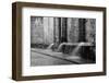 Water spraying from the wall of a cathedral, Catedral San Cristobal de la Habana, Plaza Vieja, H...-Panoramic Images-Framed Photographic Print