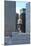 Water storage tank, New York City, USA. financial district, Manhattan. September 16, 2012-Gilles Targat-Mounted Photographic Print