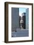 Water storage tank, New York City, USA. financial district, Manhattan. September 16, 2012-Gilles Targat-Framed Photographic Print