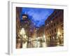 Water Street at Night, Gastown, Vancouver, British Columbia, Canada, North America-Christian Kober-Framed Photographic Print