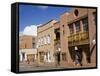 Water Street, Santa Fe, New Mexico, United States of America, North America-Richard Cummins-Framed Stretched Canvas