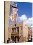 Water Street, Santa Fe, New Mexico, United States of America, North America-Richard Cummins-Stretched Canvas