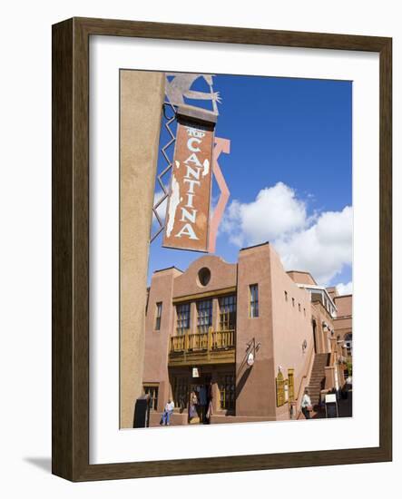 Water Street, Santa Fe, New Mexico, United States of America, North America-Richard Cummins-Framed Photographic Print