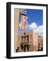 Water Street, Santa Fe, New Mexico, United States of America, North America-Richard Cummins-Framed Photographic Print