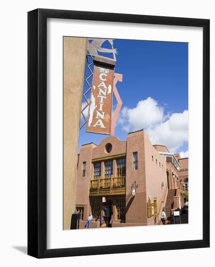 Water Street, Santa Fe, New Mexico, United States of America, North America-Richard Cummins-Framed Photographic Print