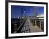 Water Street Walkway along Cape Fear River, Wilmington, North Carolina-Walter Bibikow-Framed Photographic Print