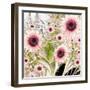 Water Sunflowers-Mindy Sommers-Framed Giclee Print
