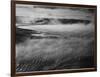 Water Surface Presents A Different Texture, Fountain Geyser Pool Yellowstone NP Wyoming 1933-1942-Ansel Adams-Framed Art Print