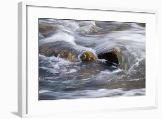 Water Swirling Over Rocks-Anthony Paladino-Framed Giclee Print