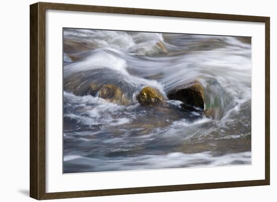 Water Swirling Over Rocks-Anthony Paladino-Framed Giclee Print