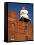 Water Tank, Bricktown District, Oklahoma City, Oklahoma, United States of America, North America-Richard Cummins-Framed Stretched Canvas