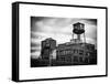 Water Tank on a Disinfected Plant-Philippe Hugonnard-Framed Stretched Canvas