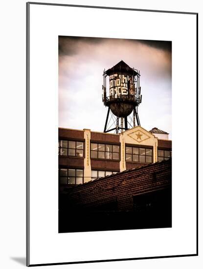 Water Tank on a Former Factory-Philippe Hugonnard-Mounted Art Print