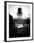 Water Tank on the Roof of Buildings in Manhattan in Winter-Philippe Hugonnard-Framed Photographic Print