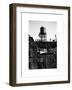 Water Tank on the Roof of Buildings in Manhattan in Winter-Philippe Hugonnard-Framed Art Print