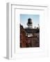 Water Tank on the Roof of Buildings in Manhattan in Winter-Philippe Hugonnard-Framed Art Print