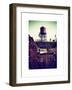 Water Tank on the Roof of Buildings in Manhattan in Winter-Philippe Hugonnard-Framed Art Print