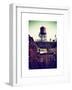 Water Tank on the Roof of Buildings in Manhattan in Winter-Philippe Hugonnard-Framed Art Print