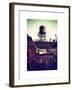 Water Tank on the Roof of Buildings in Manhattan in Winter-Philippe Hugonnard-Framed Art Print