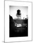 Water Tank on the Roof of Buildings in Manhattan in Winter-Philippe Hugonnard-Mounted Art Print