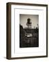 Water Tank on the Roof of Buildings in Manhattan in Winter-Philippe Hugonnard-Framed Art Print