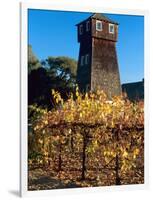 Water Tank Tower at the Handley Cellars Winery, Mendocino County, California, USA-John Alves-Framed Photographic Print