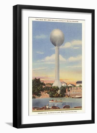 Water Tank, Vermilion, Ohio-null-Framed Art Print