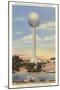 Water Tank, Vermilion, Ohio-null-Mounted Art Print