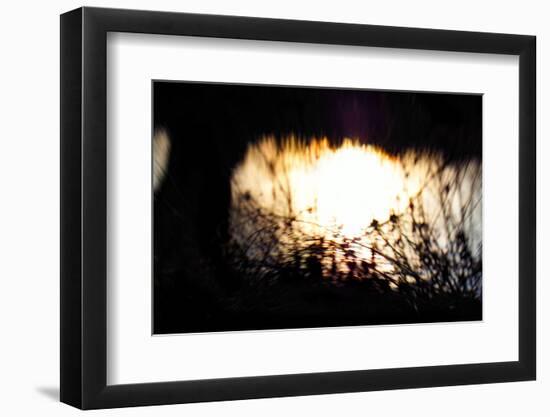 Water Tapestry II, 2017, (Manipulated Photography)-Helen White-Framed Photographic Print